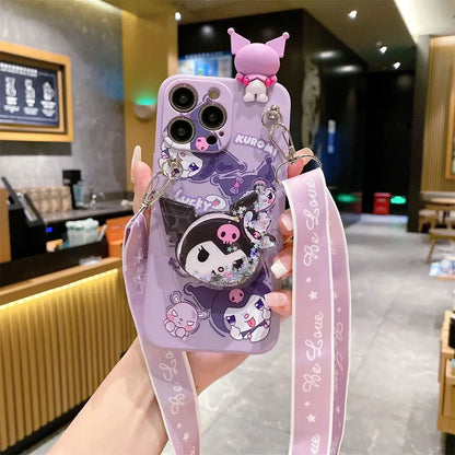 Sanrio Kuromi Phone Cases | Anti-drop Soft Silicone Cover Kyoota Sanrio Kuromi Phone Cases | Anti-drop Soft Silicone Cover Kyoota