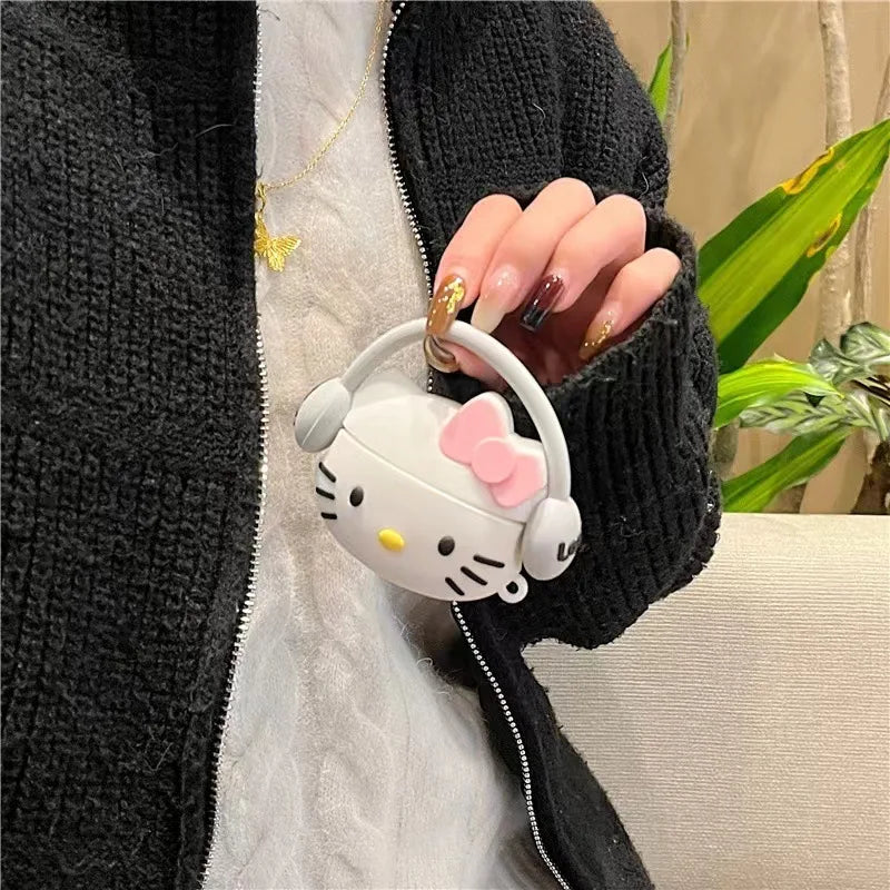 Sanrio Hello Kitty Headphone-Themed AirPod Case