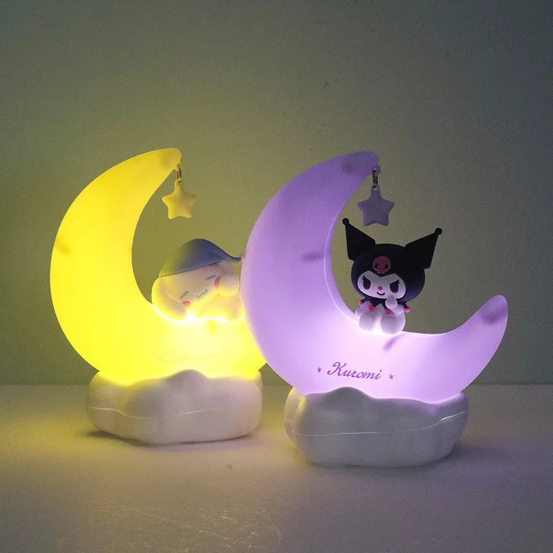 Sanrio Crescent LED Night Light Kuromi | Cinnamoroll | MyMelody