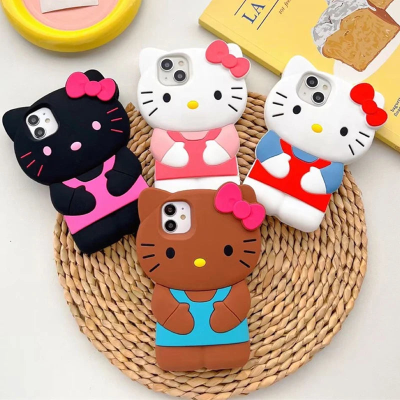 Sanrio Hello Kitty 3D Phone Case Soft Silicone Cover