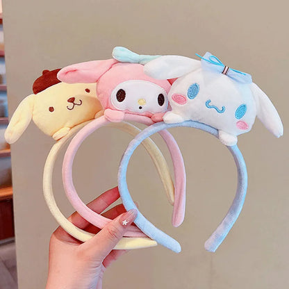 Sanrio Kawaii Hairband | My Melody, Kuromi, Pompompurin, Cinnamoroll