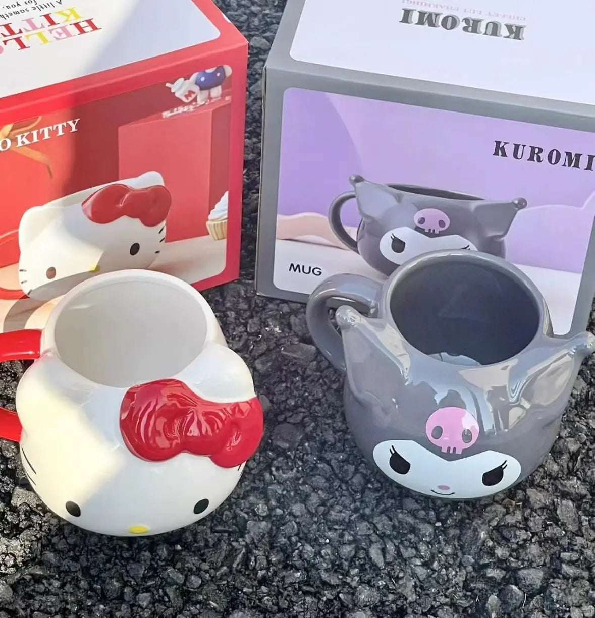 Sanrio 450ml Kuromi Ceramic Mug