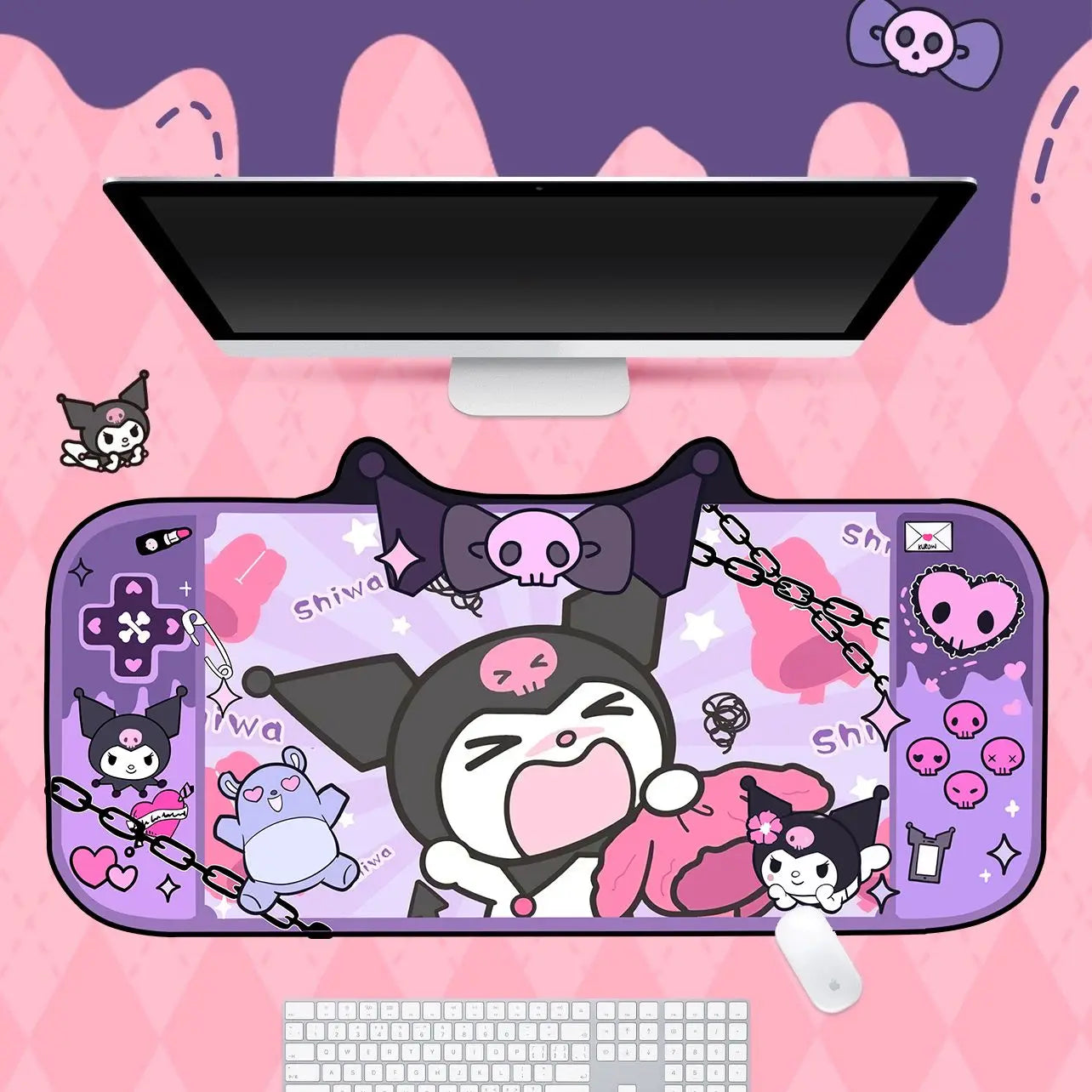 Sanrio Kuromi Mouse Pad | Non-Slip ComputerMat