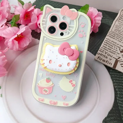 Cute Hello Kitty Stand and Holder Phone Cases