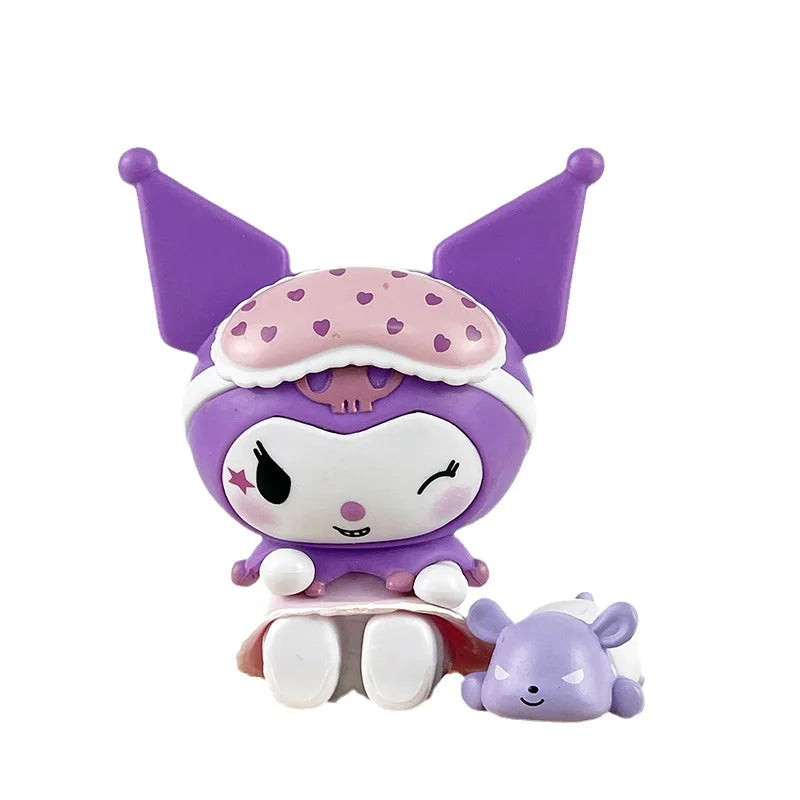 Sanrio Blind Box Cute Kuromi, My Melody Figures Toy | Pajamas Series Collection