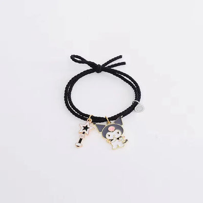 Sanrio Kuromi & My Melody Hair band or Magnetic Couple Bracelet