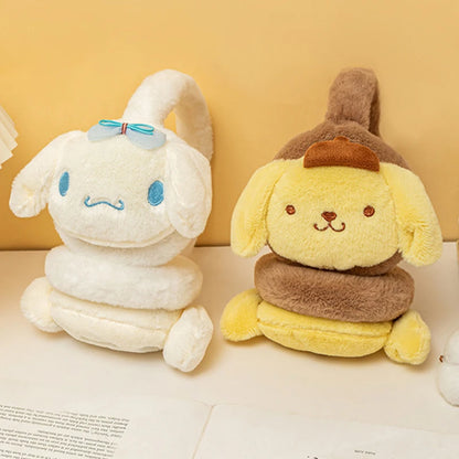 Sanrio Character Soft Plush Ear Warmer with Fluffy Earmuffs (Kuromi, My Melody, Cinnamoroll, Pompompurin)