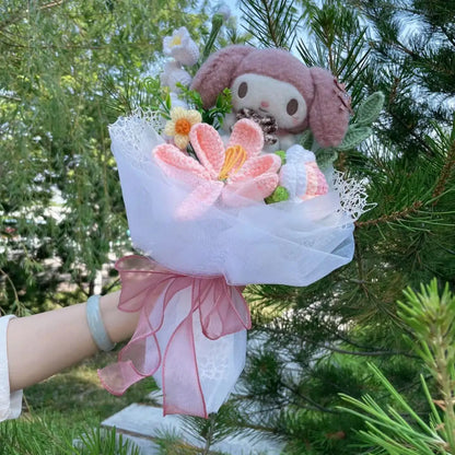 Sanrio Plush Bouquet | My Melody with Crochet Flower