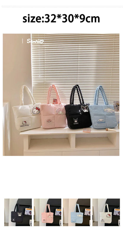 Sanrio Cinnamoroll Puffer Shoulder Bag