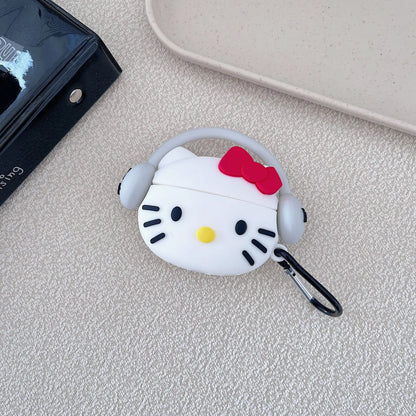 Headphone-Wearing Sanrio Hello Kitty AirPod Protective Case