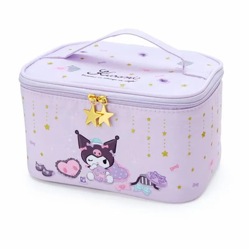 Sanrio Kuromi Cosmetic Bag | Travel Toiletries | Storage Bag