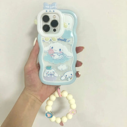 Cinnamoroll Kawaii Phone Cover | Includes Holder and Strap