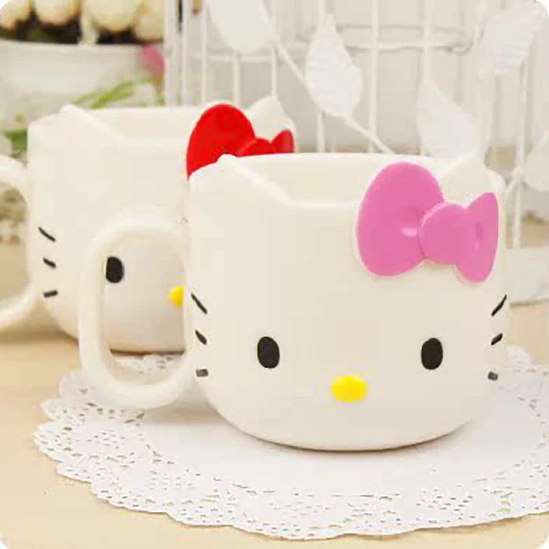 Hello Kitty Breakfast Milk Cup Hello Kitty Plastic Mug