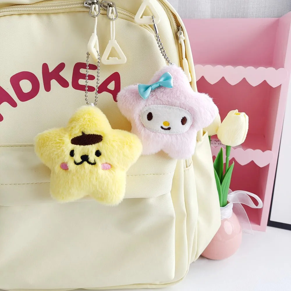 Sanrio Star Charm Keyring with Cute Characters