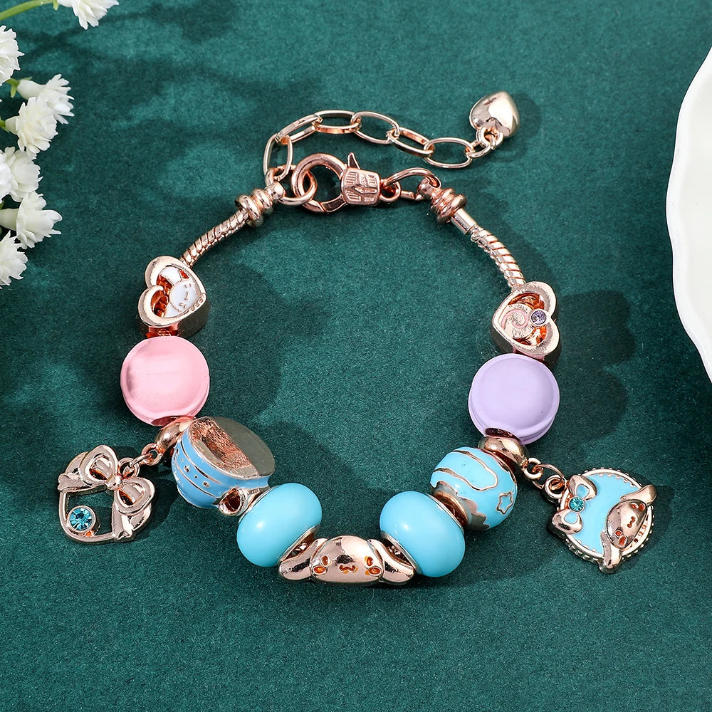 Sanrio Cinnamoroll Bracelet with Charms 