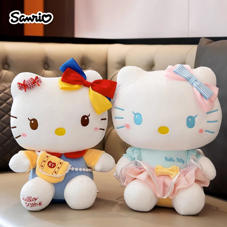 Sanrio Hello Kitty Plush Toys with Adorable Backpacks & Candy Kitty