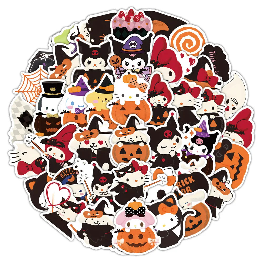 Sanrio 63-Piece Halloween Stickers Collection