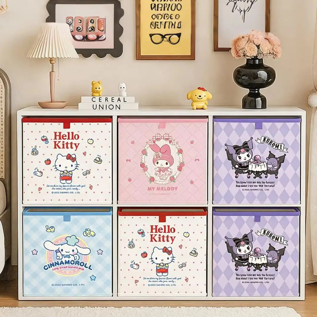Sanrio Character Foldable Storage Bag | Space-Saving Storage Box