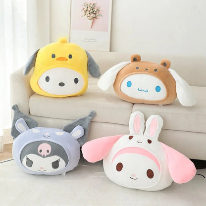 Sanrio Character Plush Pillow 40cm | Cute Kawaii Soft Cushion