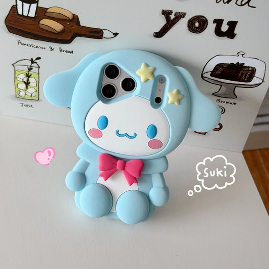 Sanrio Cinnamoroll 3D Soft Silicone Phone Case