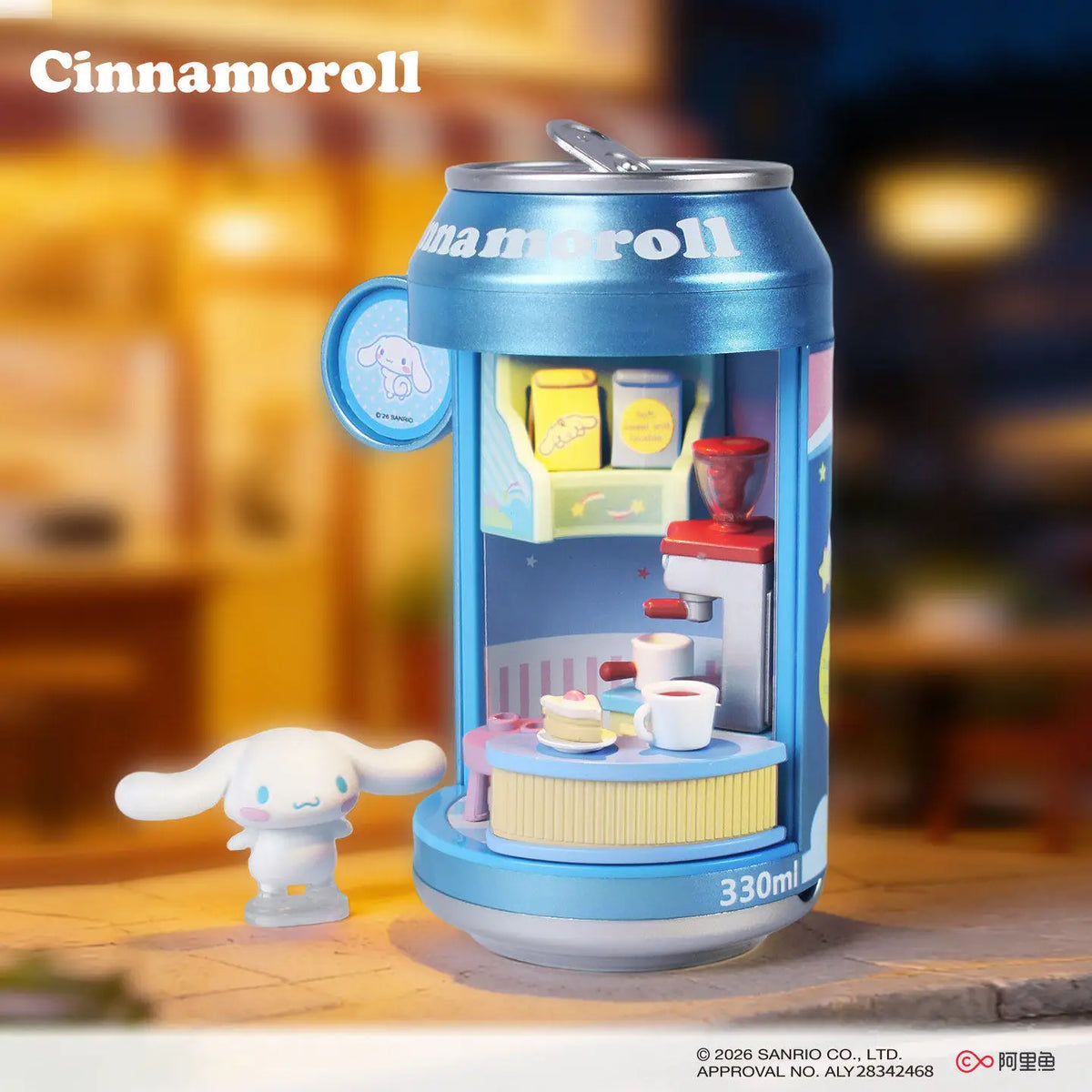 Sanrio Cinnamoroll Sweet Café Soda Can Series | Light-Up Blind Box