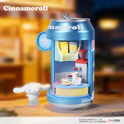 Sanrio Cinnamoroll Sweet Café Soda Can Series | Light-Up Blind Box