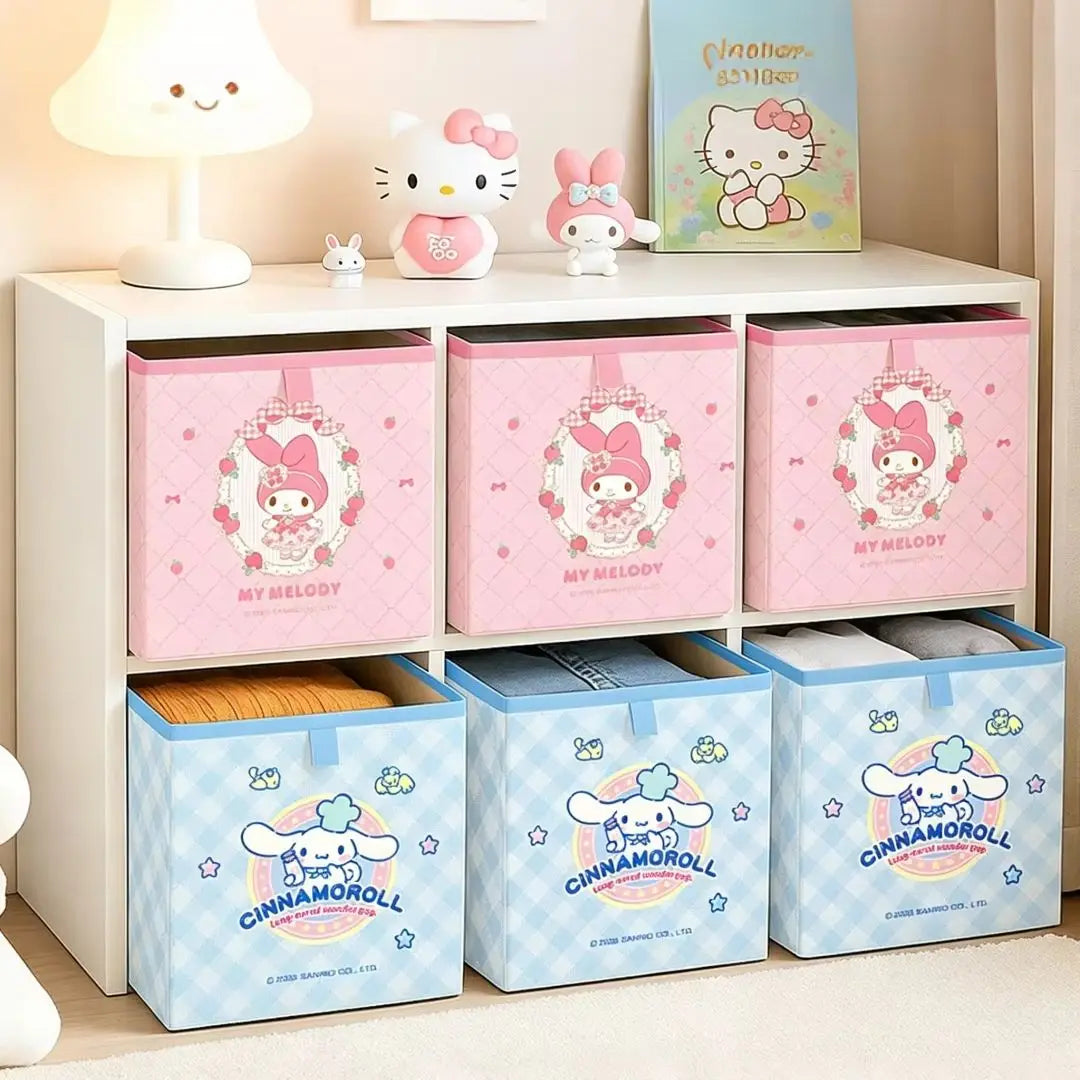 Sanrio Foldable Storage Bag | Cute Character Organizer Box