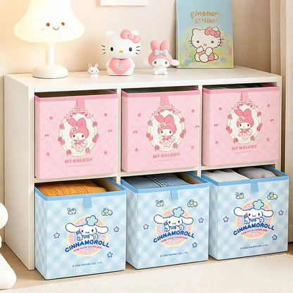 Sanrio Foldable Storage Bag | Cute Character Organizer Box