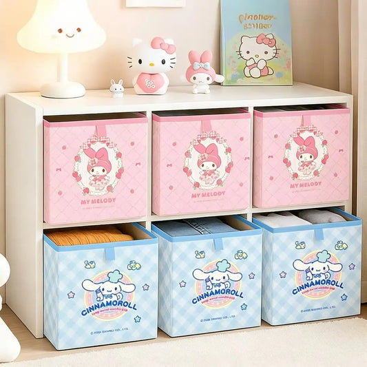 Sanrio Foldable Storage Bag | Cute Character Organizer Box
