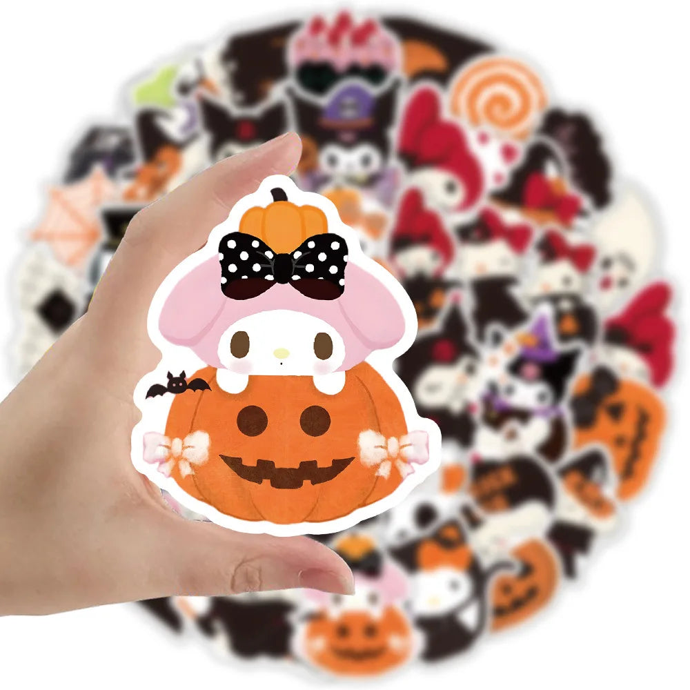 Sanrio Halloween Stickers Set | 63 Pieces