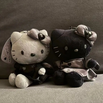 Sanrio Hello Kitty Black & White Plush Soft Toy