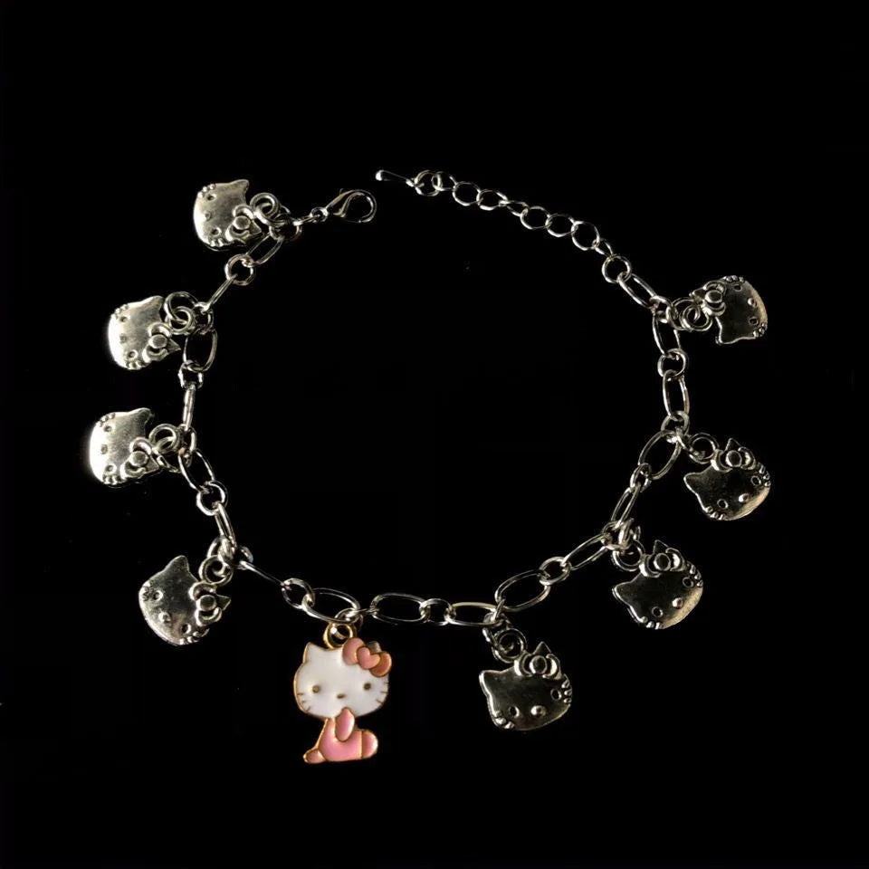 Sanrio Hello Kitty Charm Bracelets – Adorable Metal Accessories