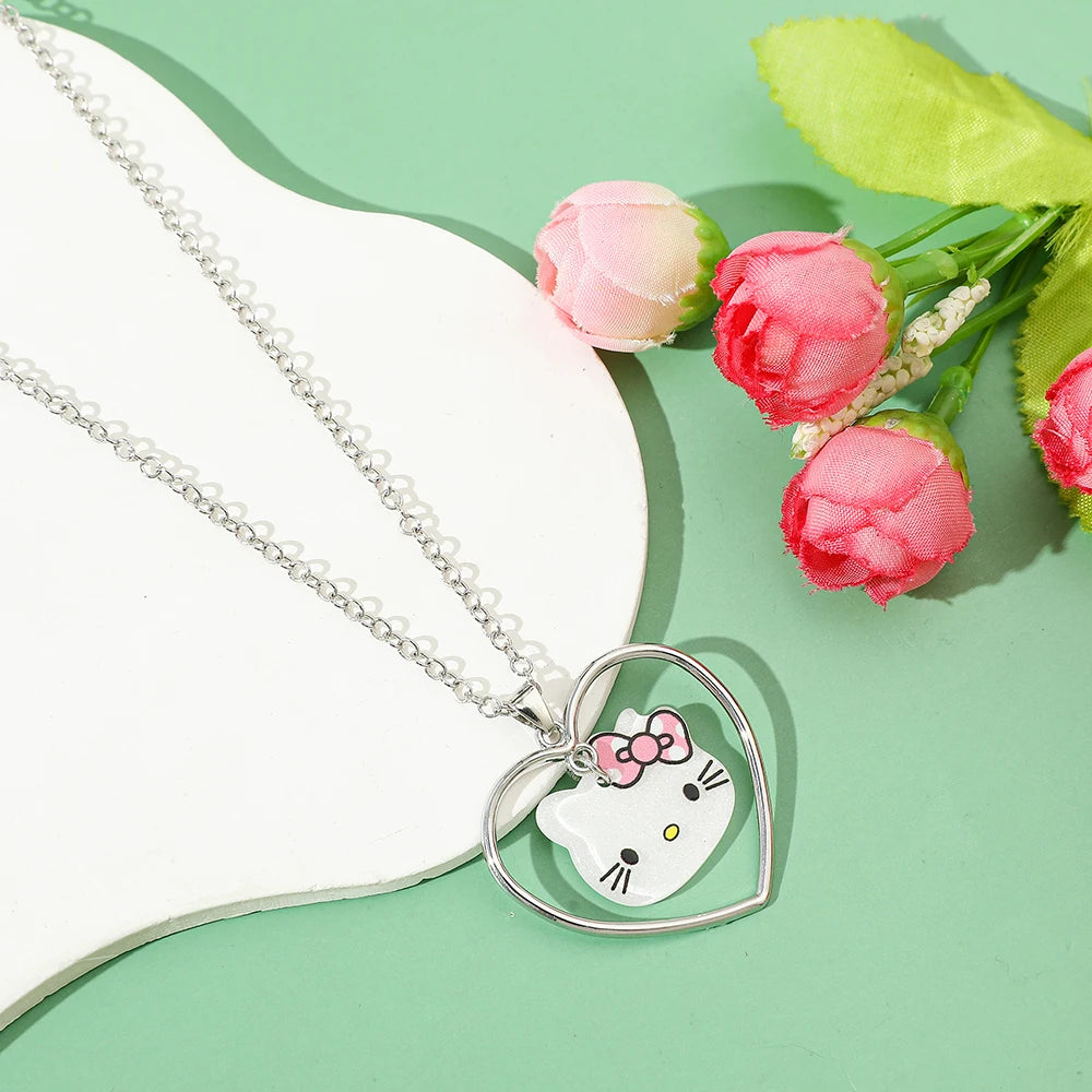 Sanrio Hello Kitty Heart Pendant Necklace