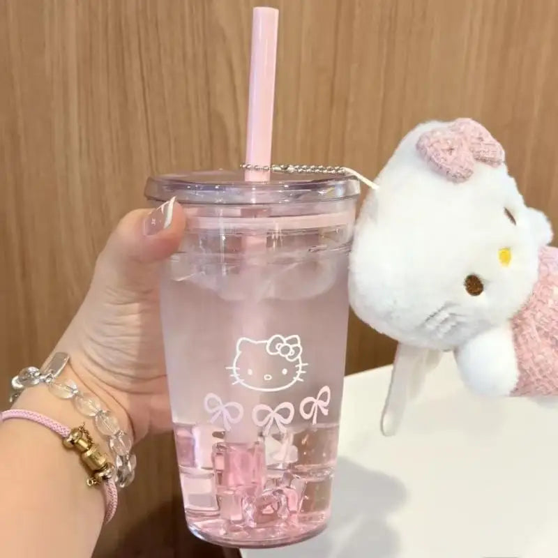 Sanrio Hello Kitty Large Plastic Tumbler – Stylish and Functional Gift Idea