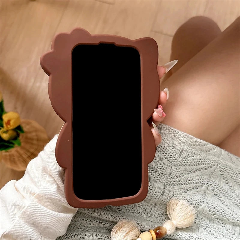 Sanrio Hello Kitty Leopard Cat 3D Phone Case