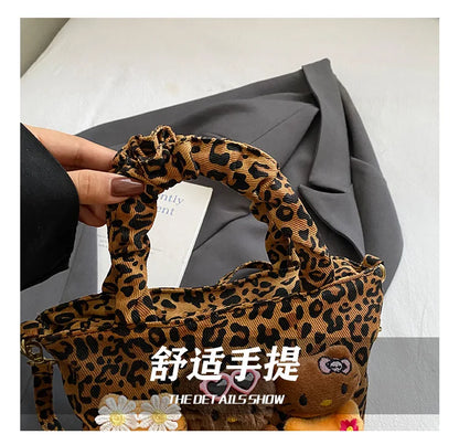 Sanrio Hello Kitty Leopard Print Mini Crossbody Bag