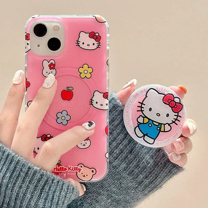 Sanrio Hello Kitty MagSafe Wireless Charging Phone Case | Magnetic Holder