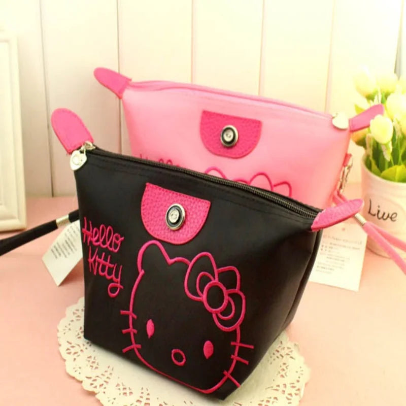 Sanrio Hello Kitty Makeup Bag – Waterproof Travel Cosmetic Organizer