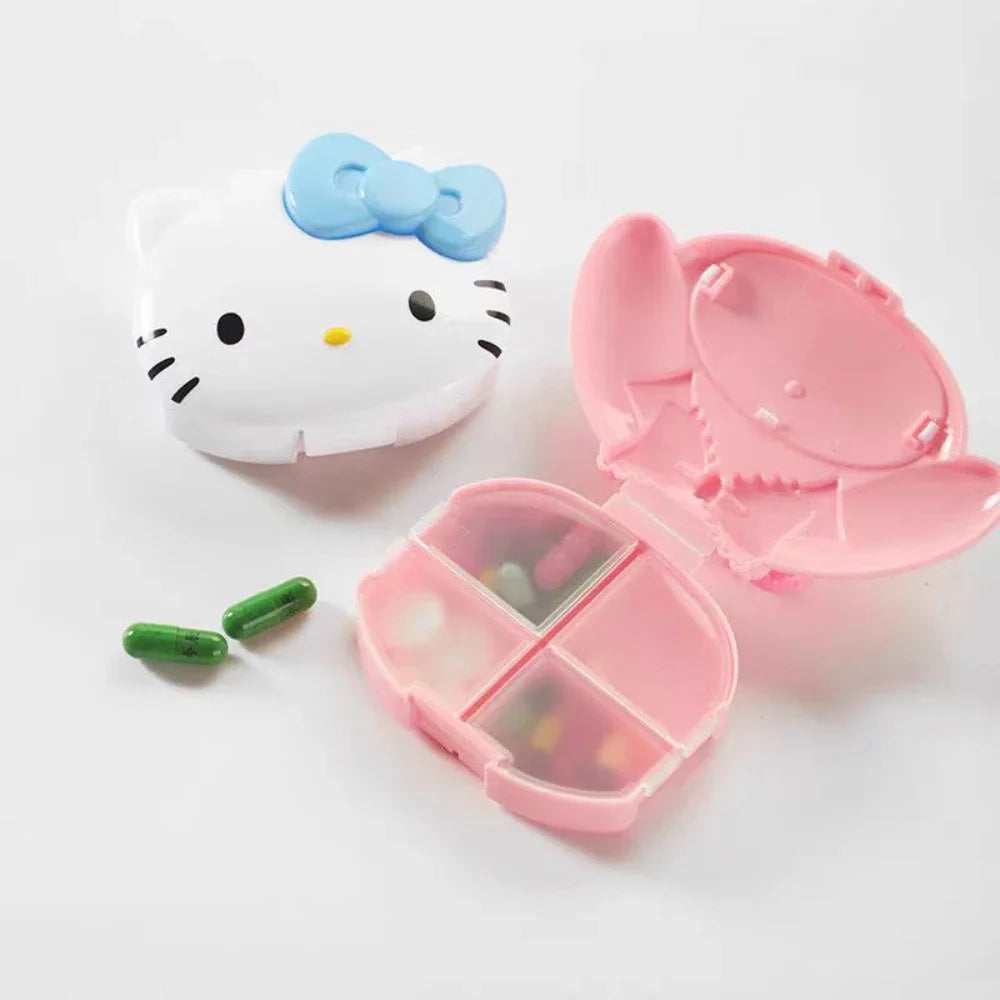 Sanrio Hello Kitty & My Melody Pocket Pill Organizer
