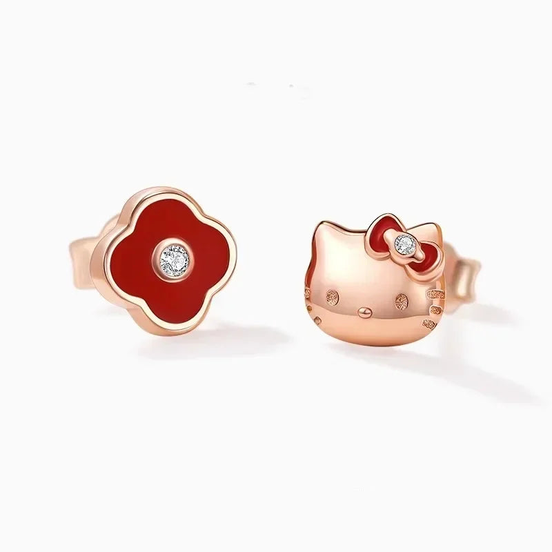 Sanrio Hello Kitty Silver Earrings – Sweet, Stylish, and Timeless