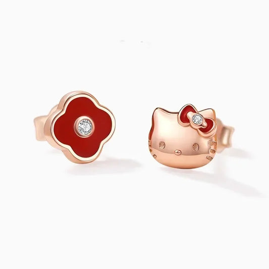 Sanrio Hello Kitty Silver Earrings – Sweet, Stylish, and Timeless