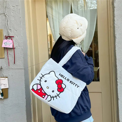 Sanrio Hello Kitty Tote Bag | Large Capacity Shoulder Bag for Everyday Use