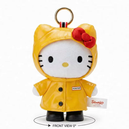 Sanrio Hello Kitty Yellow Raincoat Doll Keychain