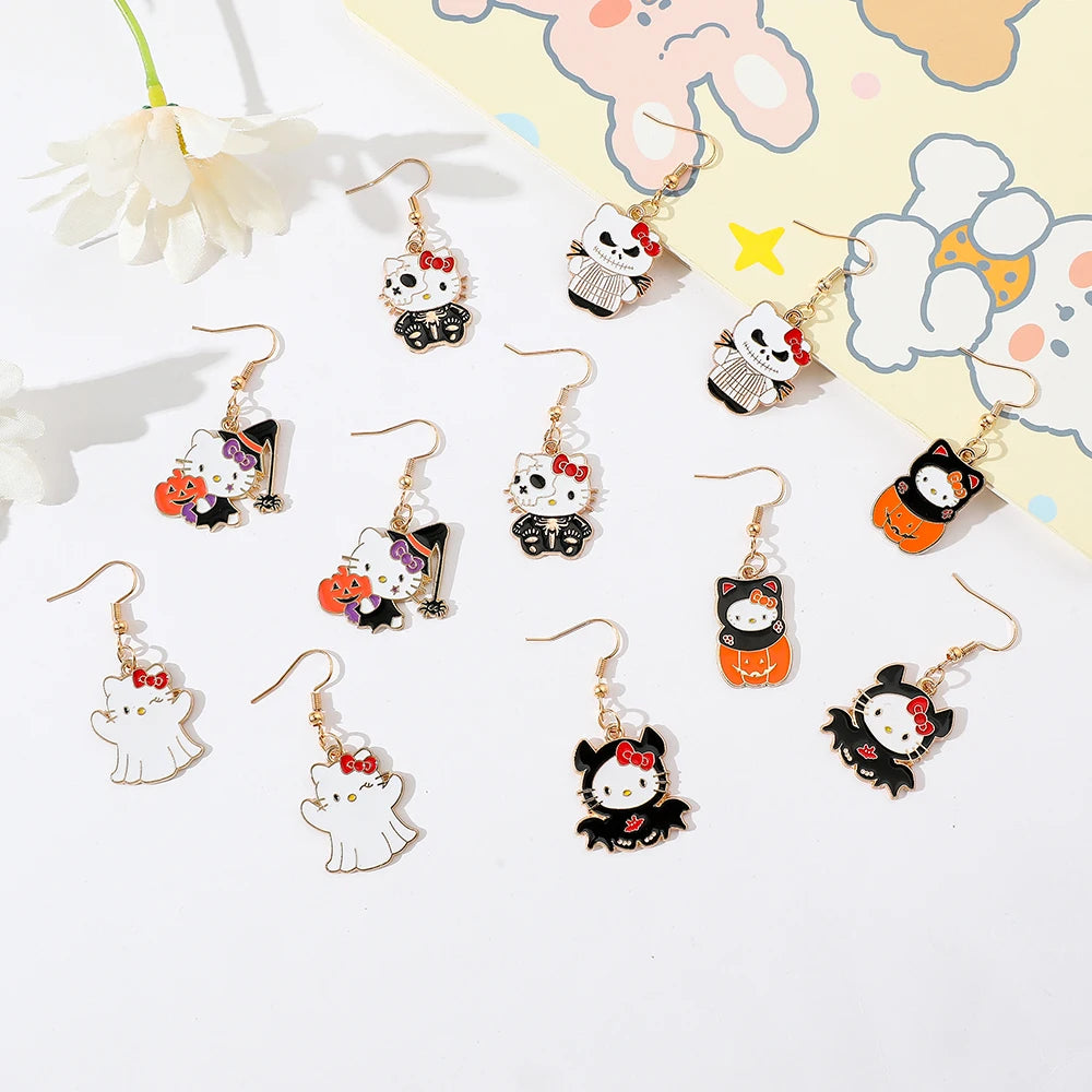 Sanrio Hello Kitty themed Halloween earring