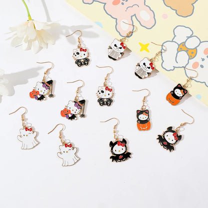 Sanrio Hello Kitty themed Halloween earring