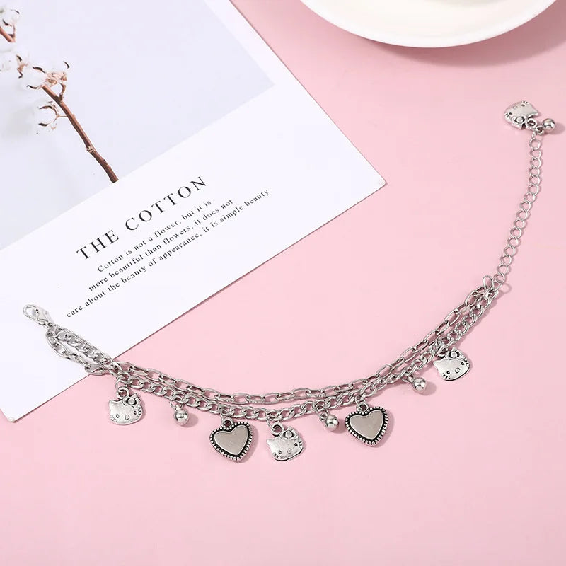 Sanrio Kawaii Hello Kitty Charms – Perfect for Your Bracelet Collection