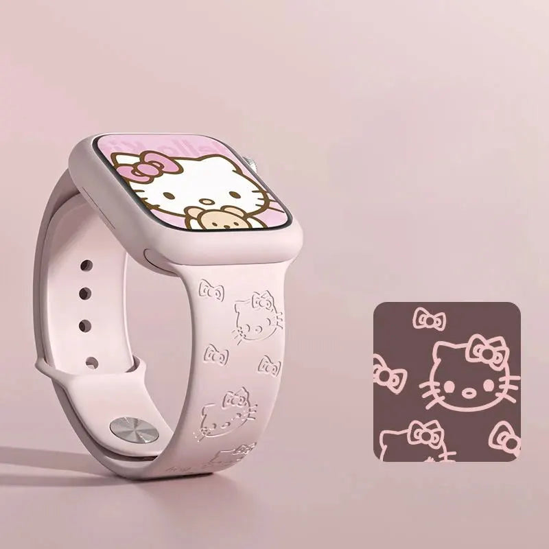 Sanrio KittyCraft Engraved Apple Watch Strap