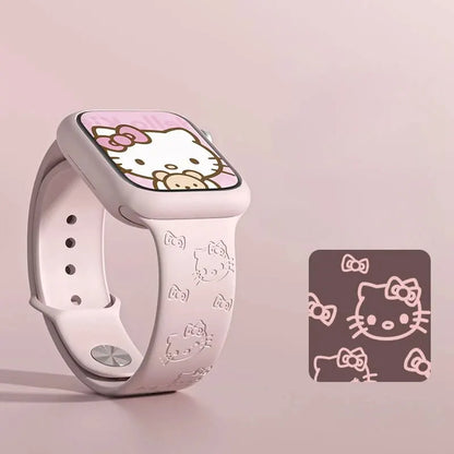 Sanrio KittyCraft Engraved Apple Watch Strap