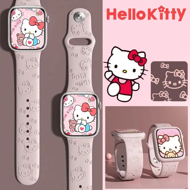 Sanrio KittySketch Soft Silicone Bracelet