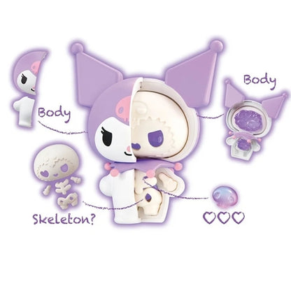 Sanrio Kuromi Art Toy Half-Skeleton Figures